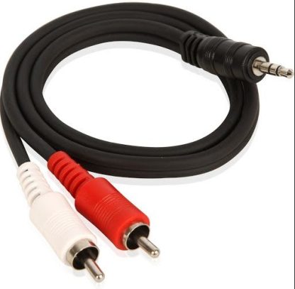 Cable Audio stereo RCA- plug 3,5mm