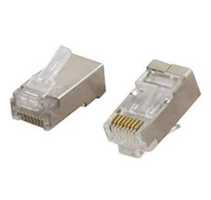 Conector RJ45 con blindaje Metàlico